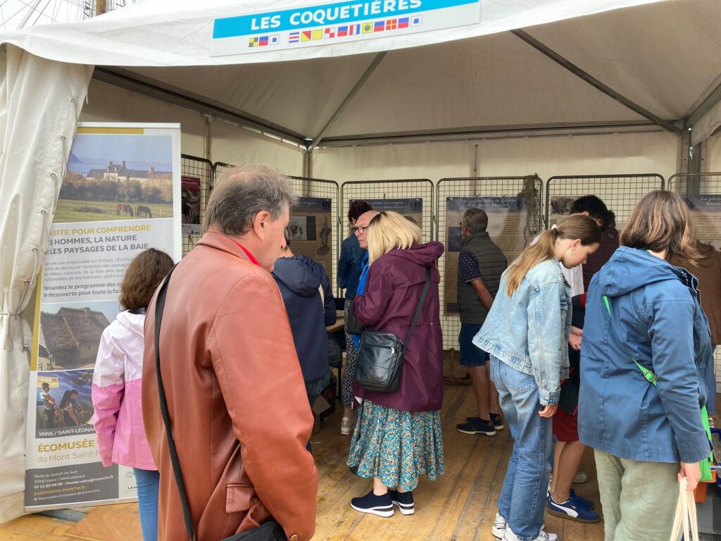 stand écomusée à voiles de travail