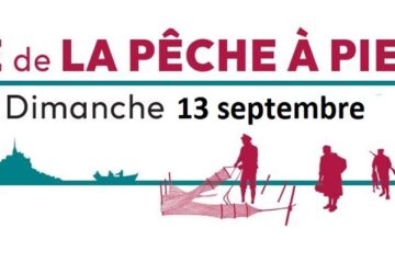 Affiche présentant la fête de la pêche à pied 2026 qui aura lieu le dimanche 13 septembre